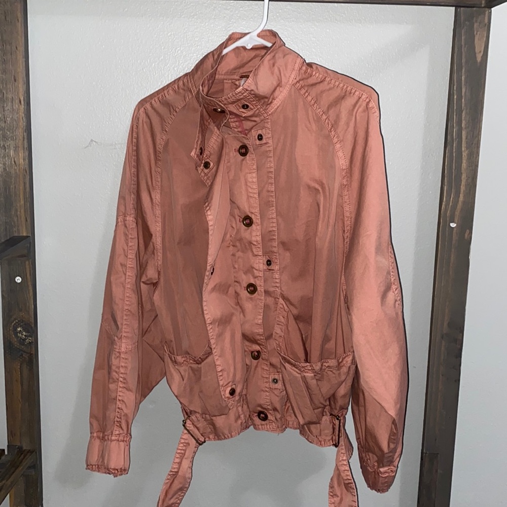 Pink Free People Jacket